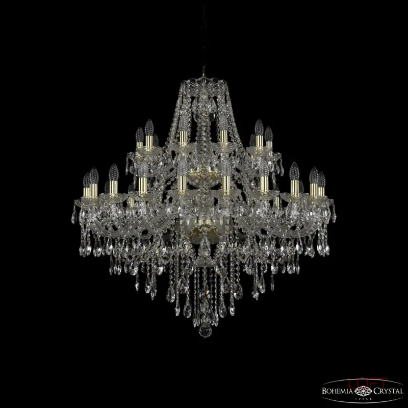 Подвесная люстра Bohemia Ivele Crystal 1415 1415/20+10/360/2d G