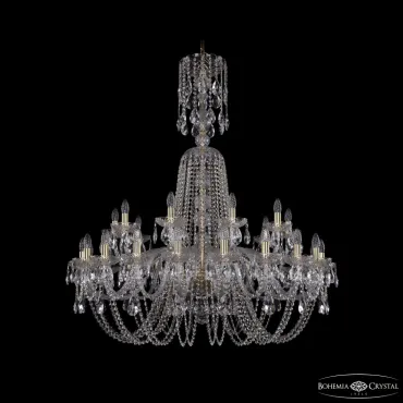 Подвесная люстра Bohemia Ivele Crystal 1402 1402/20+10/400/XL-130 G