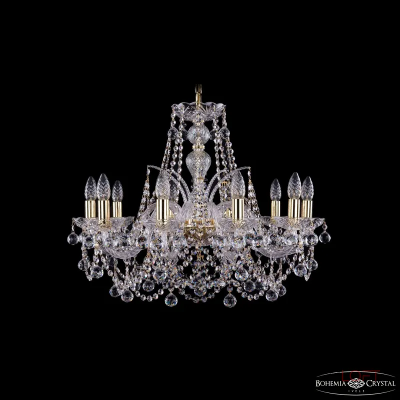 Подвесная люстра Bohemia Ivele Crystal 1411 1411/10/240 G Balls