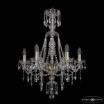 Подвесная люстра Bohemia Ivele Crystal 1415 1415/6/200/XL-77 G