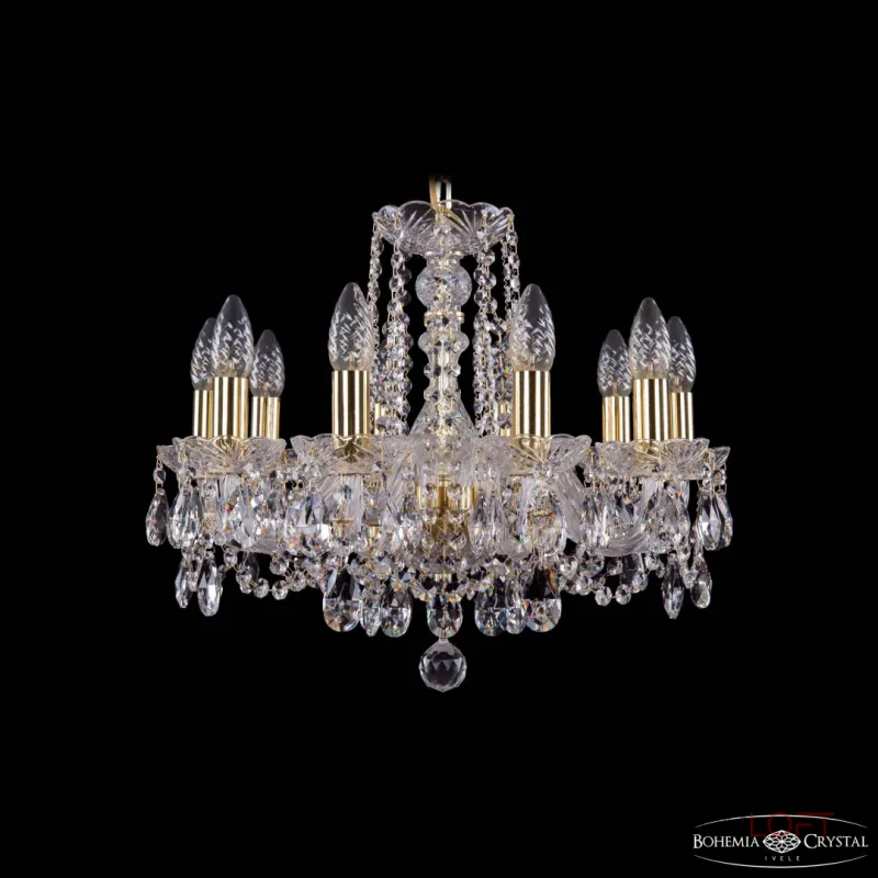 Подвесная люстра Bohemia Ivele Crystal 1402 1402/10/160 G