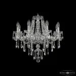 Подвесная люстра Bohemia Ivele Crystal 1415 1415/8/200 Ni