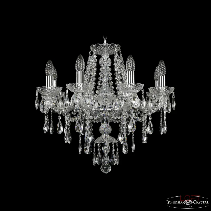 Подвесная люстра Bohemia Ivele Crystal 1415 1415/8/200 Ni