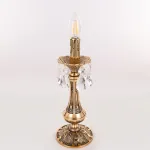 Настольная лампа Bohemia Ivele Crystal AL77 AL77100L/1-32 GB