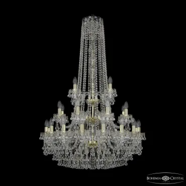 Подвесная люстра Bohemia Ivele Crystal 1409 1409/16+8+4/300/h-130/3d G