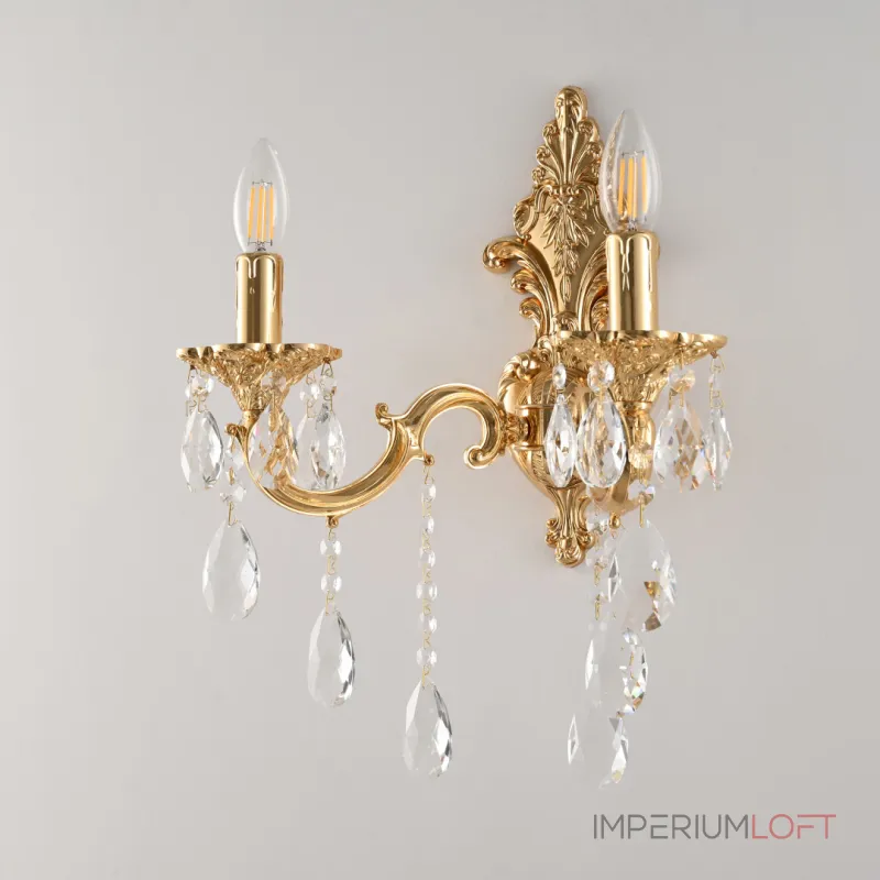 Бра Bohemia Ivele Crystal AL7801 AL7801B14/2/175 B G