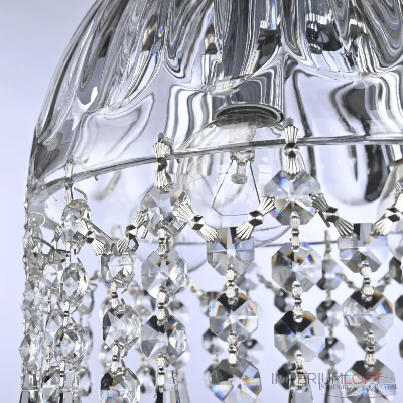 Подвесной светильник Bohemia Ivele Crystal 5478 5478/22 Ni Clear/M-1H Drops