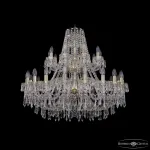 Подвесная люстра Bohemia Ivele Crystal 1403 1403/20+10/360/2d G