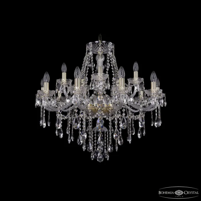 Люстра Bohemia Ivele Crystal 1415 1415/10+5/300 G от ImperiumLoft