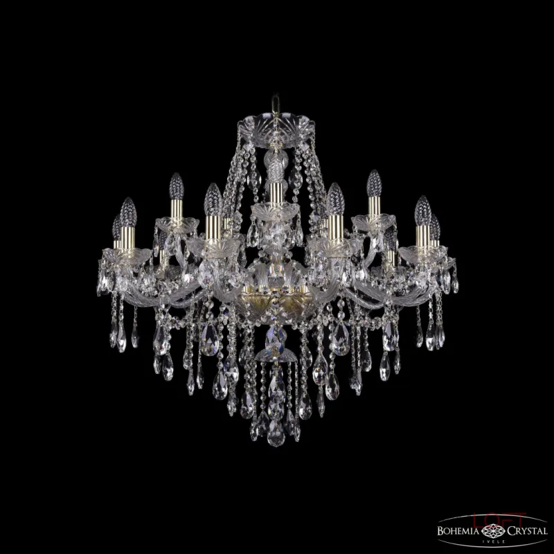 Подвесная люстра Bohemia Ivele Crystal 1415 1415/10+5/300 G