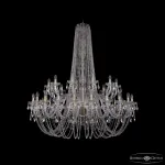 Подвесная люстра Bohemia Ivele Crystal 1402 1402/24+12/530/h-160 G