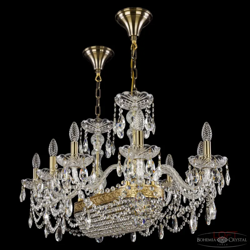 Подвесная люстра Bohemia Ivele Crystal 1453 1453/10/195/600 FP