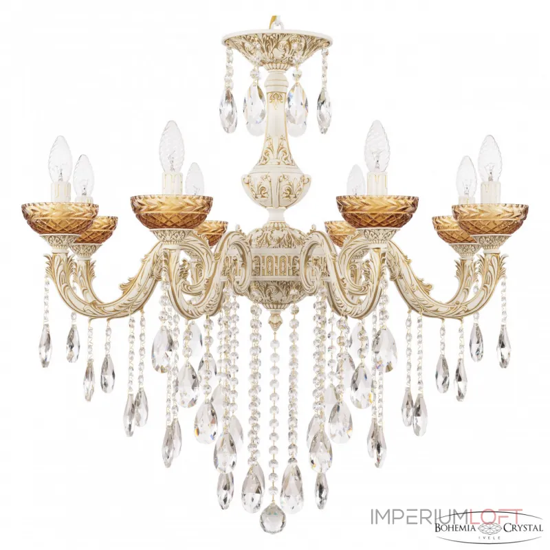 Подвесная люстра Bohemia Ivele Crystal AL7901 AL79101/8/250 B WMG P Amber/M-1F