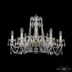 Подвесная люстра Bohemia Ivele Crystal 1402 1402/6/240 G