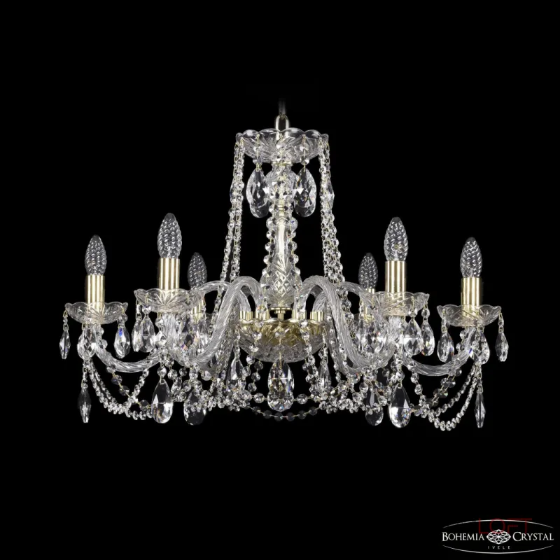 Подвесная люстра Bohemia Ivele Crystal 1402 1402/6/240 G