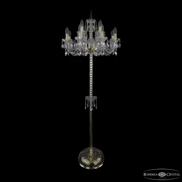 Торшер Bohemia Ivele Crystal 1402 1402T2/8+4/195-165 G