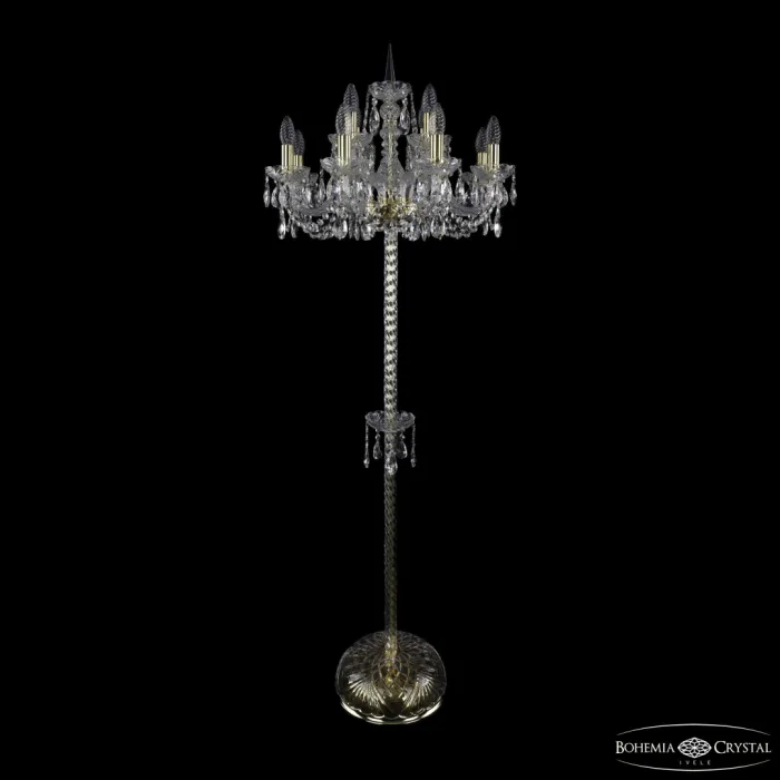 Торшер Bohemia Ivele Crystal 1402 1402T2/8+4/195-165 G от ImperiumLoft