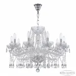 Подвесная люстра Bohemia Ivele Crystal 5413 5413/10/240 Ni Clear/M-1F