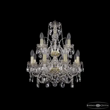 Подвесная люстра Bohemia Ivele Crystal 1411 1411/8+4/160/2d G Подвесная люстра Bohemia Ivele Crystal 1411 1411/8+4/160/2d G