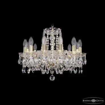 Подвесная люстра Bohemia Ivele Crystal 1402 1402/12/160 G Подвесная люстра Bohemia Ivele Crystal 1402 1402/12/160 G