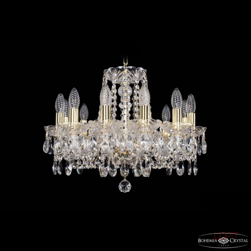 Подвесная люстра Bohemia Ivele Crystal 1402 1402/12/160 G Подвесная люстра Bohemia Ivele Crystal 1402 1402/12/160 G