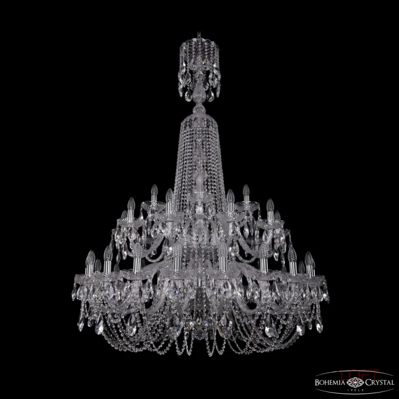 Подвесная люстра Bohemia Ivele Crystal 1402 1402/20+10+5/400/XL-160/2d Ni Подвесная люстра Bohemia Ivele Crystal 1402 1402/20+10+5/400/XL-160/2d Ni