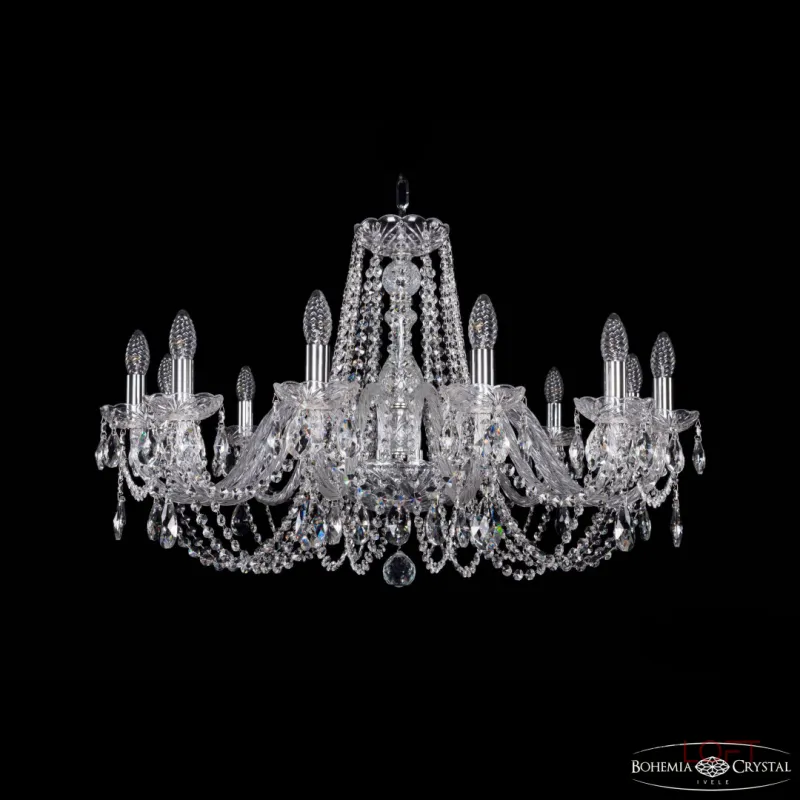 Подвесная люстра Bohemia Ivele Crystal 1402 1402/12/300 Ni