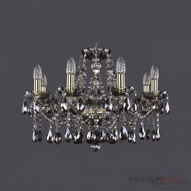 Подвесная люстра Bohemia Ivele Crystal 1413 1413/8/200 G M731 Подвесная люстра Bohemia Ivele Crystal 1413 1413/8/200 G M731