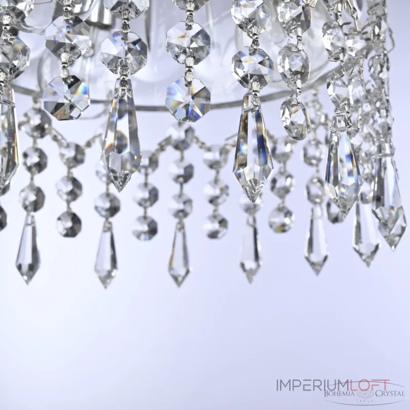 Подвесной светильник Bohemia Ivele Crystal 5478 5478/22 Ni Clear/M-1H Drops