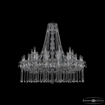 Подвесная люстра Bohemia Ivele Crystal 1413 1413/20+10/400/h-109 Ni