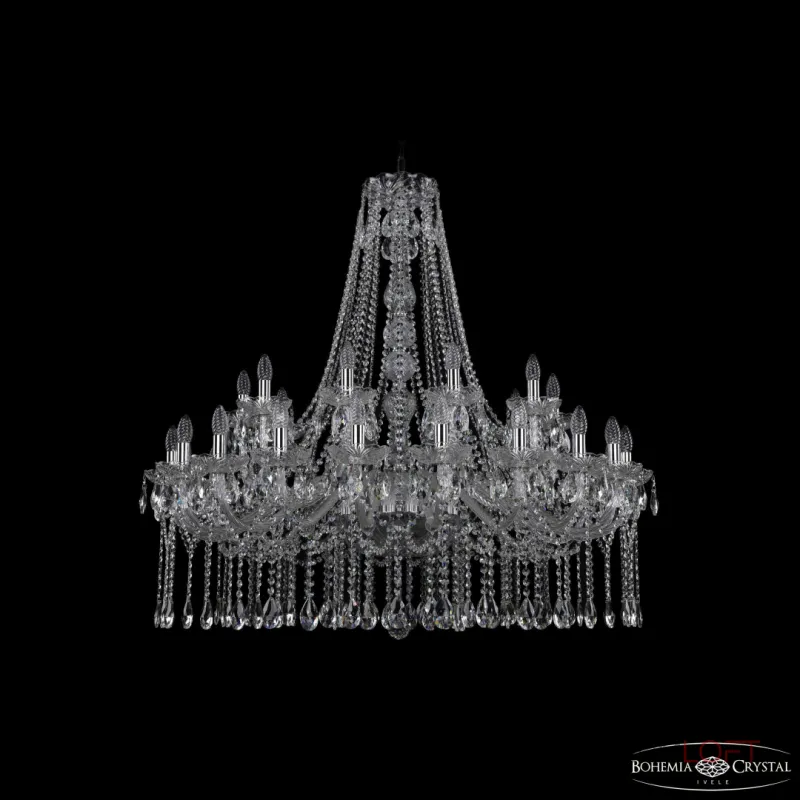 Подвесная люстра Bohemia Ivele Crystal 1413 1413/20+10/400/h-109 Ni