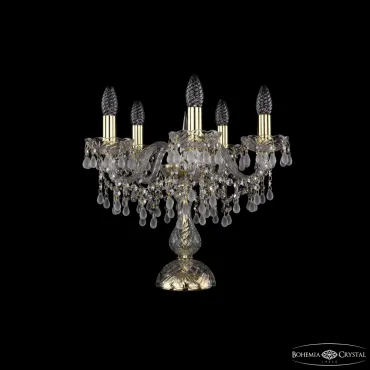 Настольная лампа Bohemia Ivele Crystal 1410 1410L/5/141-39 G V0300 Настольная лампа Bohemia Ivele Crystal 1410 1410L/5/141-39 G V0300