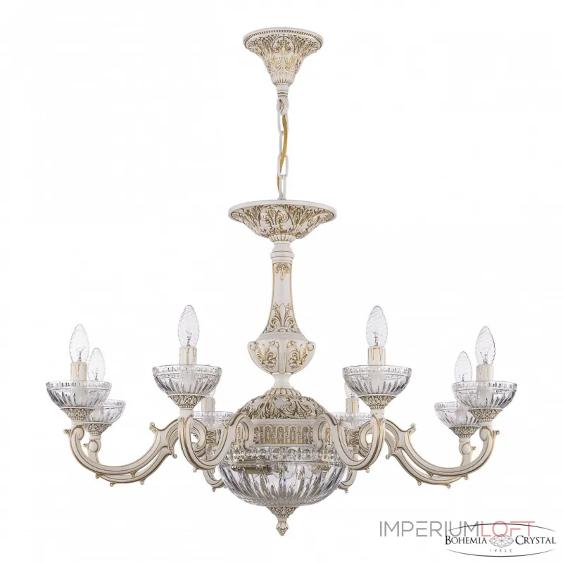 Подвесная люстра Bohemia Ivele Crystal AL7801 AL78101P/8/250 WMG P Clear/M-1G