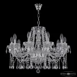 Подвесная люстра Bohemia Ivele Crystal 5413 5413/10/240 Ni Clear/M-1F