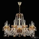 Подвесная люстра Bohemia Ivele Crystal 5402 5402/10/240 G Amber/M-1H K721