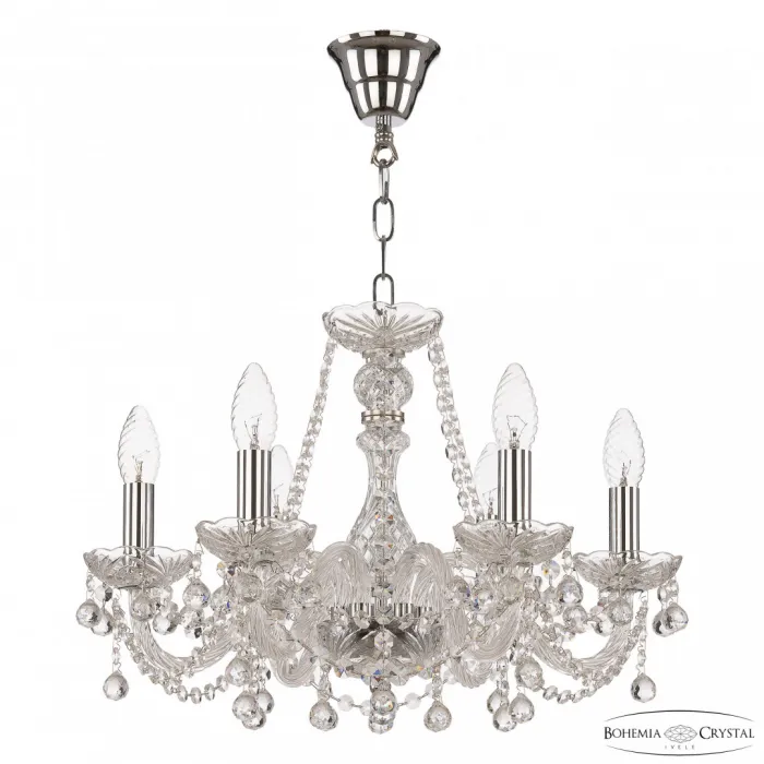 Люстра Bohemia Ivele Crystal 108 108/6/165 Ni от ImperiumLoft