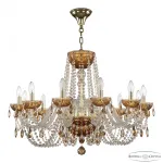 Подвесная люстра Bohemia Ivele Crystal 5402 5402/12/300 G Amber/M-1G K721