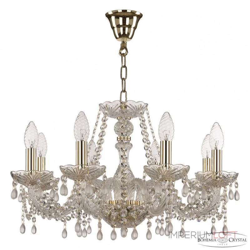 Подвесная люстра Bohemia Ivele Crystal 112 112/8/195 G V0300 Подвесная люстра Bohemia Ivele Crystal 112 112/8/195 G V0300