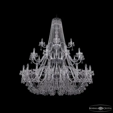 Подвесная люстра Bohemia Ivele Crystal 1409 1409/20+10+5/530/3d Ni Подвесная люстра Bohemia Ivele Crystal 1409 1409/20+10+5/530/3d Ni