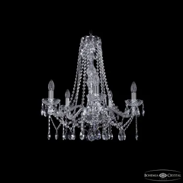 Подвесная люстра Bohemia Ivele Crystal 1413 1413/5/200/h-60 Ni