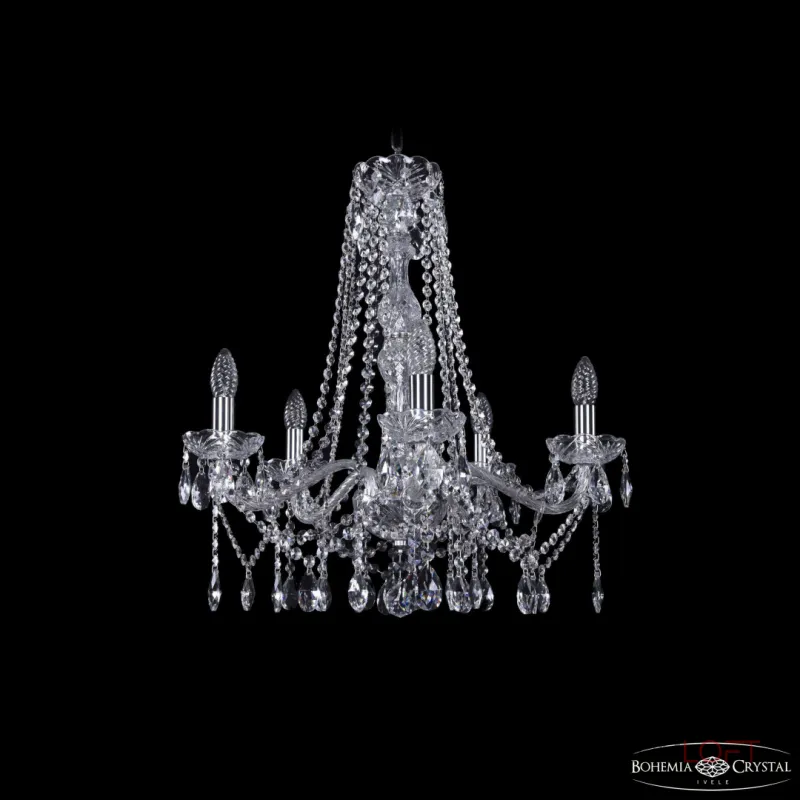 Подвесная люстра Bohemia Ivele Crystal 1413 1413/5/200/h-60 Ni