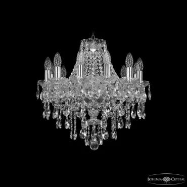 Подвесная люстра Bohemia Ivele Crystal 1415 1415/12/165 Ni Подвесная люстра Bohemia Ivele Crystal 1415 1415/12/165 Ni