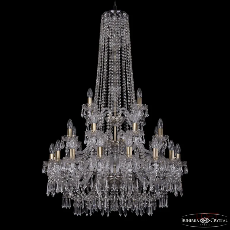 Подвесная люстра Bohemia Ivele Crystal 1403 1403/16+8+4/300/h-130/3d Pa