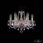 Подвесная люстра Bohemia Ivele Crystal 1402 1402/6/141 G Leafs
