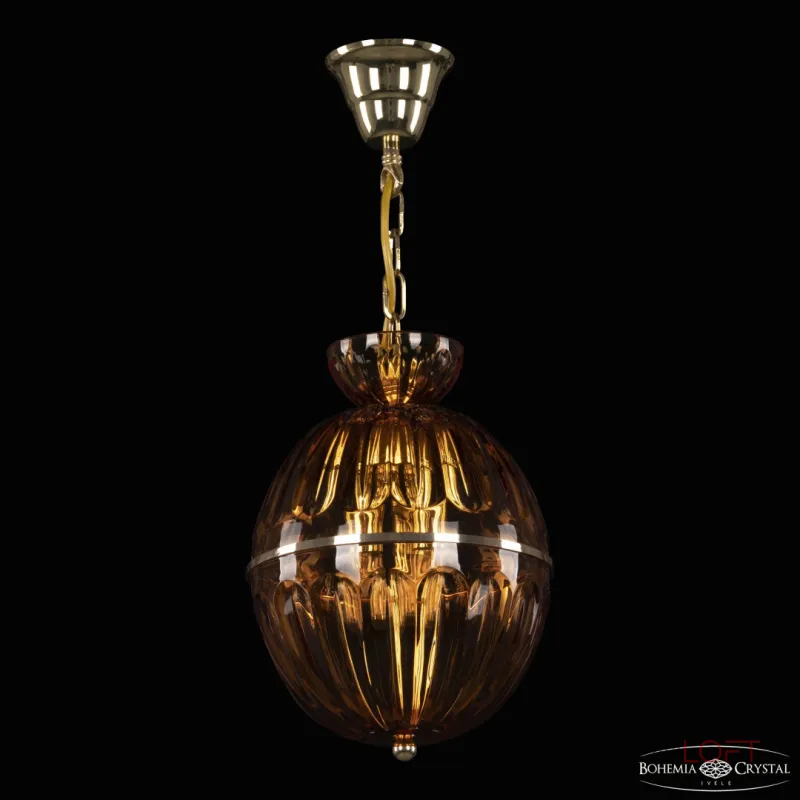 Подвесной светильник Bohemia Ivele Crystal 5480 5480/22 G Amber/M-1H Подвесной светильник Bohemia Ivele Crystal 5480 5480/22 G Amber/M-1H