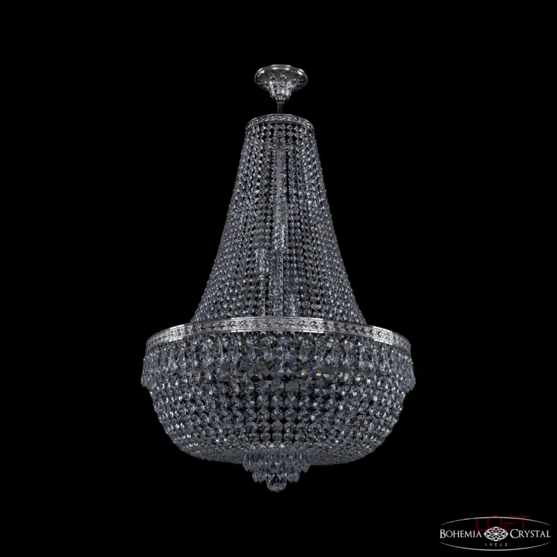 Подвесная люстра Bohemia Ivele Crystal 1927 19271/H2/55IV Ni Подвесная люстра Bohemia Ivele Crystal 1927 19271/H2/55IV Ni