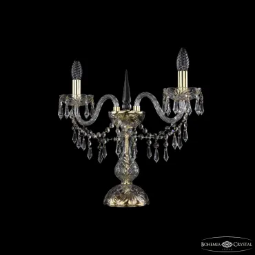 Настольная лампа Bohemia Ivele Crystal 1403 1403L/2/141-39 G
