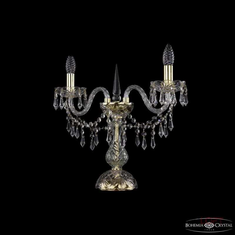 Настольная лампа Bohemia Ivele Crystal 1403 1403L/2/141-39 G