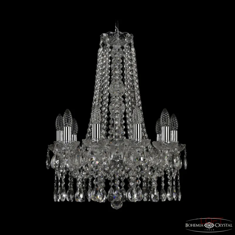Подвесная люстра Bohemia Ivele Crystal 1413 1413/10/165/h-62 Ni
