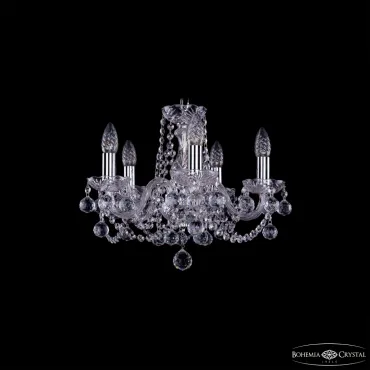 Подвесная люстра Bohemia Ivele Crystal 1402 1402/5/141 Ni Balls Подвесная люстра Bohemia Ivele Crystal 1402 1402/5/141 Ni Balls